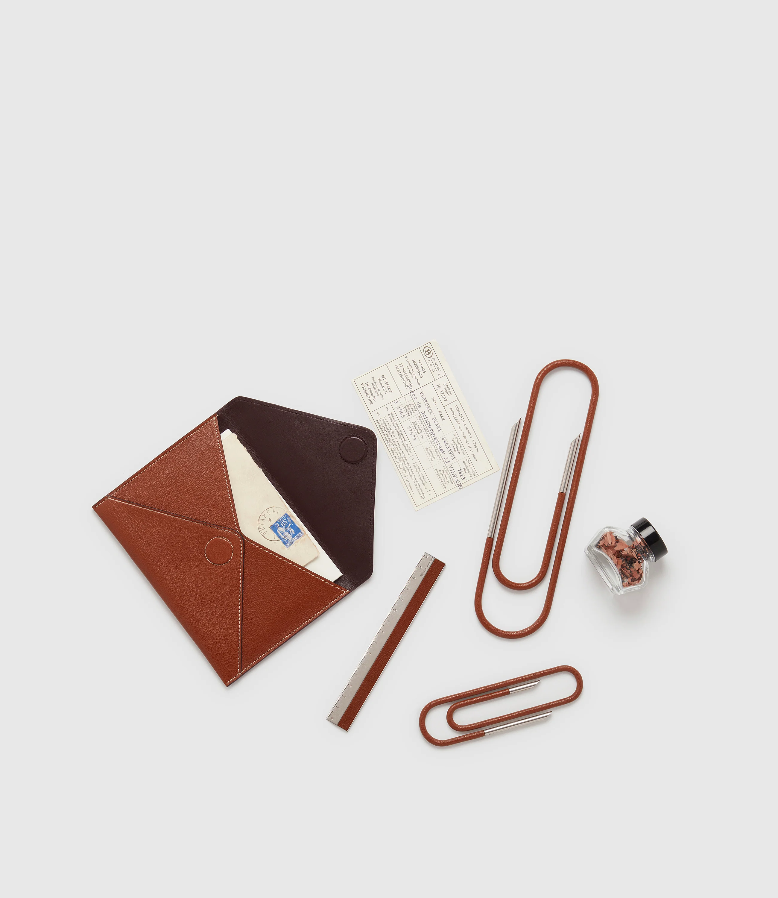 A6 Envelope Buffalo Cognac - Image 5