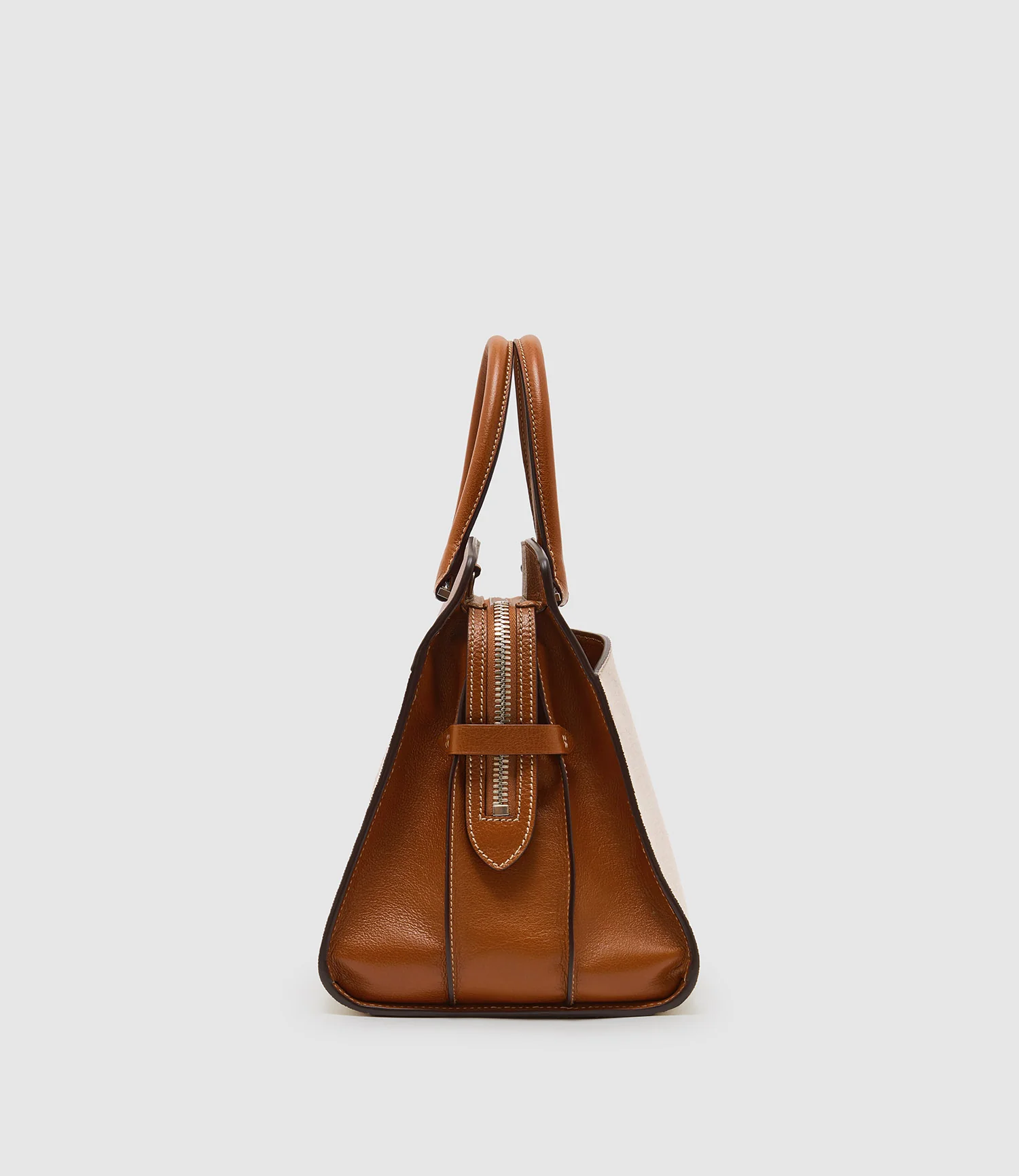 Private Eye Natural Linen and Buffalo Cognac - Image 4