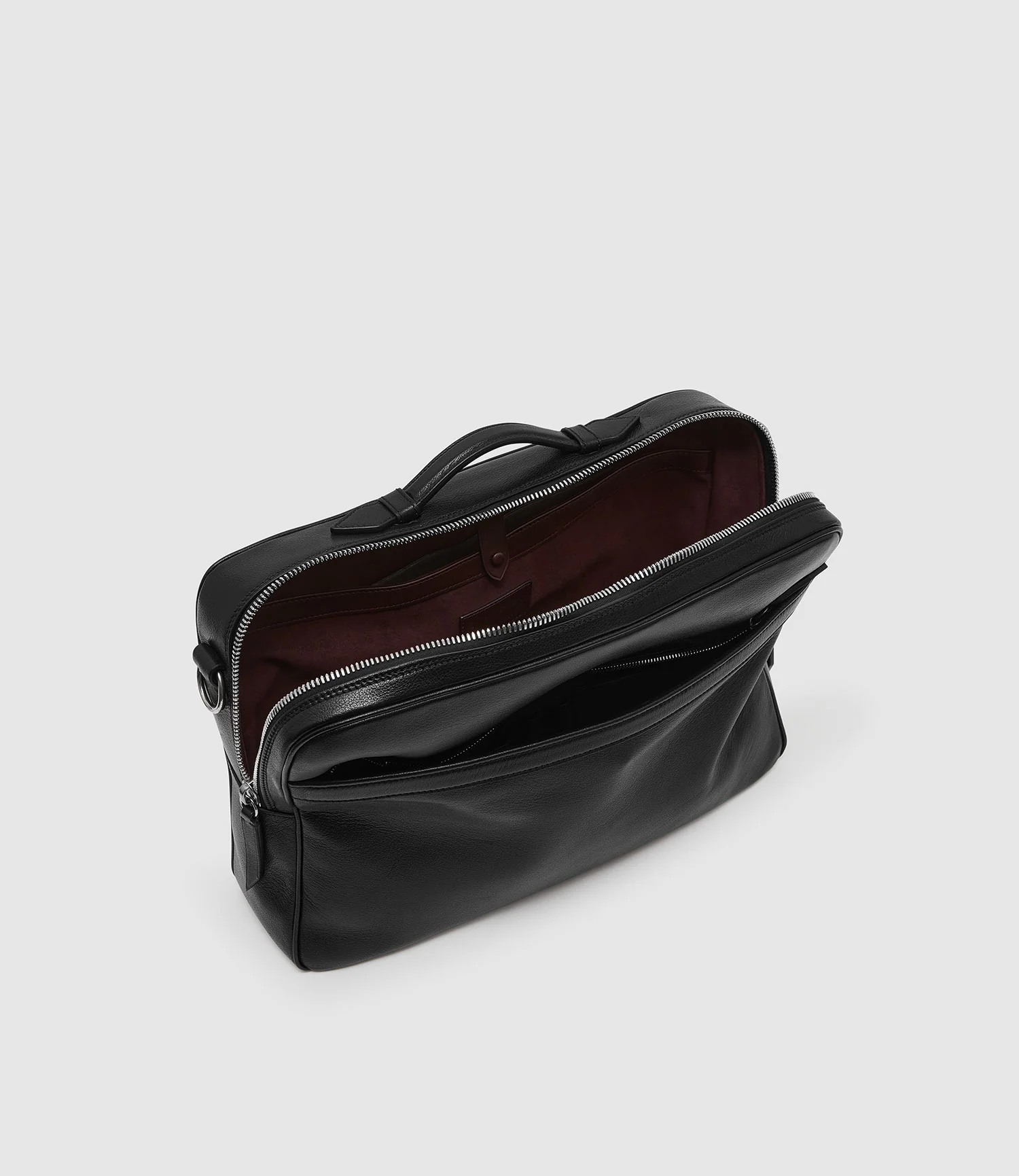Wanderer Slim Briefcase Buffalo Black - Image 3