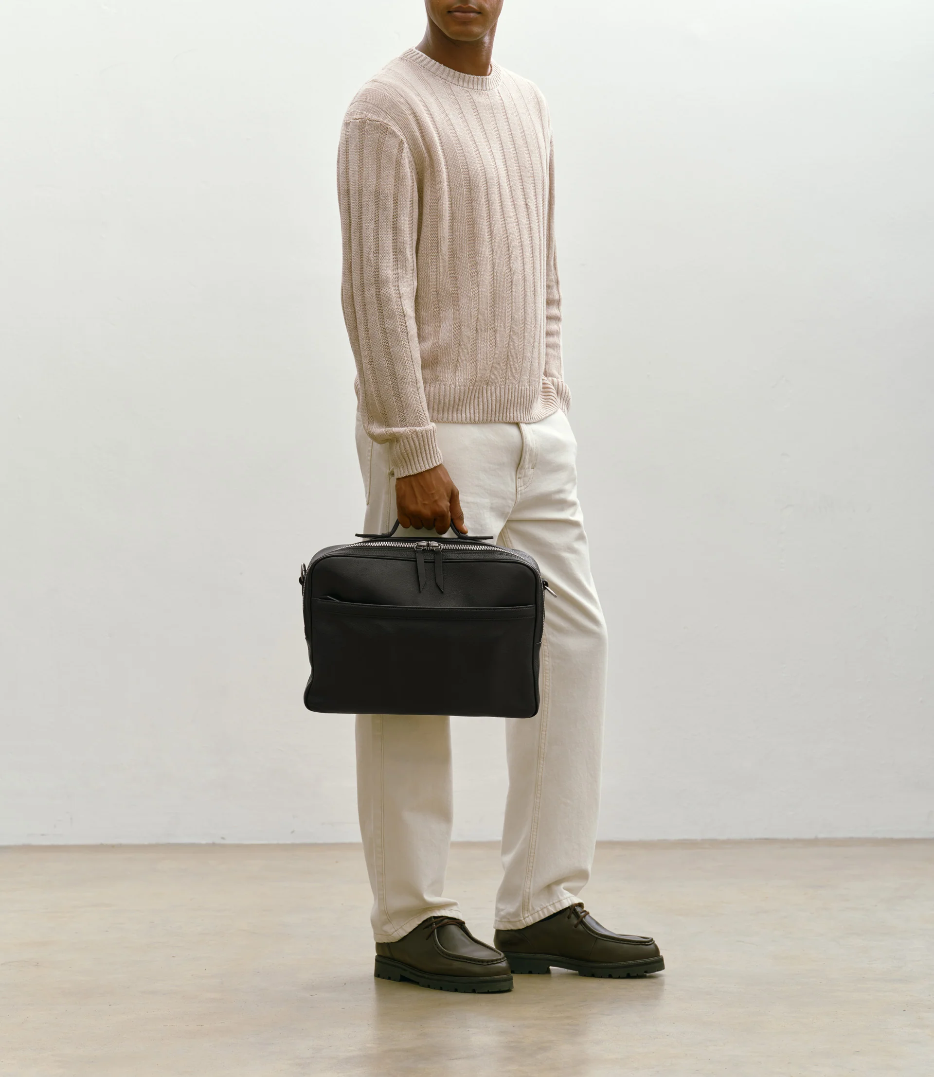 Wanderer Slim Briefcase Buffalo Black - Image 5